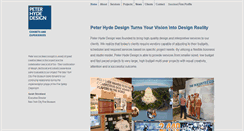 Desktop Screenshot of peterhydedesign.com